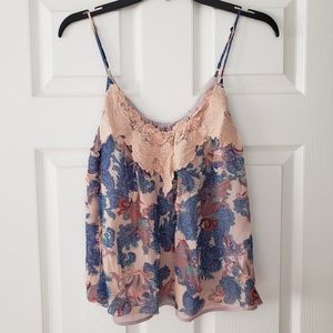 Flowy Silk Printed Top